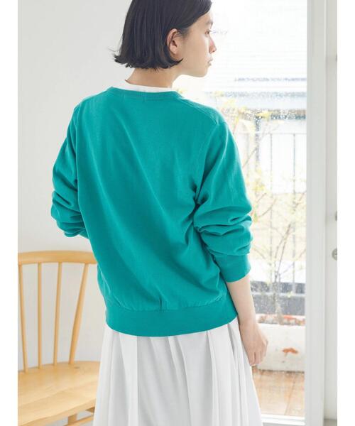 AMERICAN HOLIC(アメリカンホリック)の「UVカット加工クルーネックニットカーディガン(カーディガン/ボレロ・レディース・ブラック/ブルー/グリーン/アイボリー・M/L)」の13枚目の写真