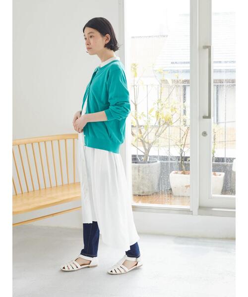 AMERICAN HOLIC(アメリカンホリック)の「UVカット加工クルーネックニットカーディガン(カーディガン/ボレロ・レディース・ブラック/ブルー/グリーン/アイボリー・M/L)」の15枚目の写真