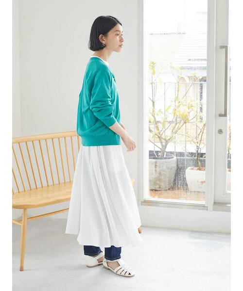 AMERICAN HOLIC(アメリカンホリック)の「UVカット加工クルーネックニットカーディガン(カーディガン/ボレロ・レディース・ブラック/ブルー/グリーン/アイボリー・M/L)」の16枚目の写真