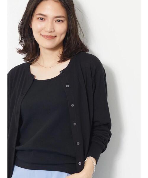 AMERICAN HOLIC(アメリカンホリック)の「UVカット加工クルーネックニットカーディガン(カーディガン/ボレロ・レディース・ブラック/ブルー/グリーン/アイボリー・M/L)」の18枚目の写真