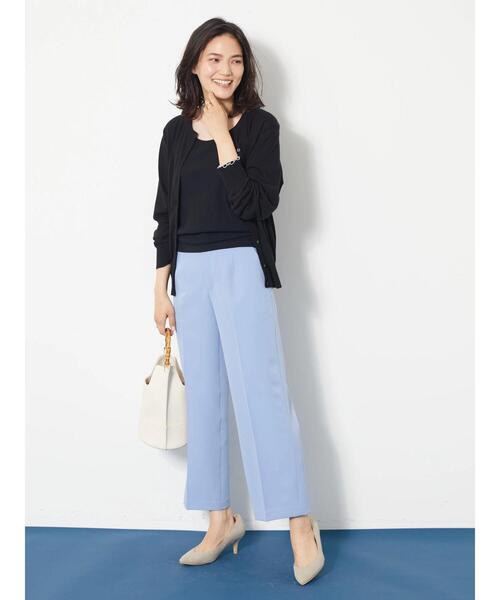 AMERICAN HOLIC(アメリカンホリック)の「UVカット加工クルーネックニットカーディガン(カーディガン/ボレロ・レディース・ブラック/ブルー/グリーン/アイボリー・M/L)」の22枚目の写真