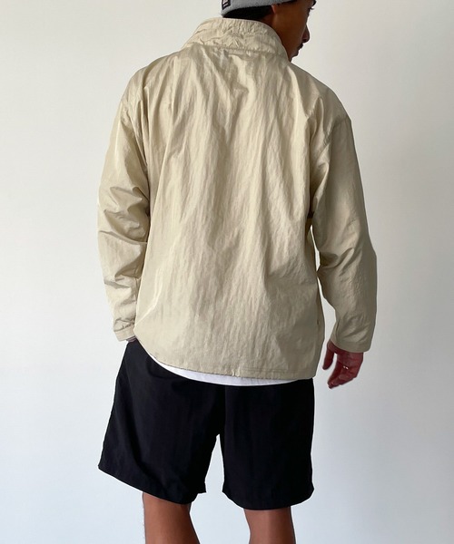 CANAL JEAN(キャナルジーン)の「choice_cnl(チョイス) "CHOICE"ナイロンプルオーバー(ナイロンジャケット・レディース・ベージュ/サックスブルー・MEDIUM/LARGE)」の13枚目の写真