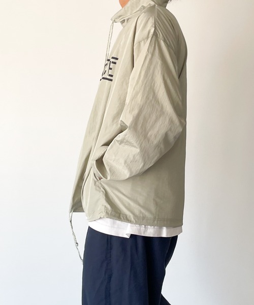 CANAL JEAN(キャナルジーン)の「choice_cnl(チョイス) "CHOICE"ナイロンプルオーバー(ナイロンジャケット・レディース・ベージュ/サックスブルー・MEDIUM/LARGE)」の7枚目の写真