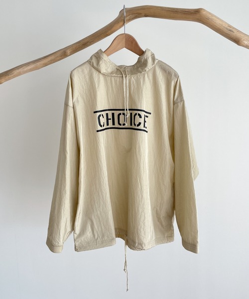 CANAL JEAN(キャナルジーン)の「choice_cnl(チョイス) "CHOICE"ナイロンプルオーバー(ナイロンジャケット・レディース・ベージュ/サックスブルー・MEDIUM/LARGE)」の14枚目の写真