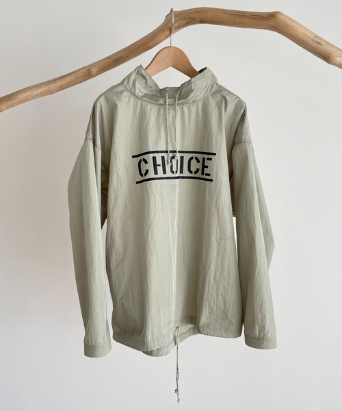 CANAL JEAN(キャナルジーン)の「choice_cnl(チョイス) "CHOICE"ナイロンプルオーバー(ナイロンジャケット・レディース・ベージュ/サックスブルー・MEDIUM/LARGE)」の15枚目の写真