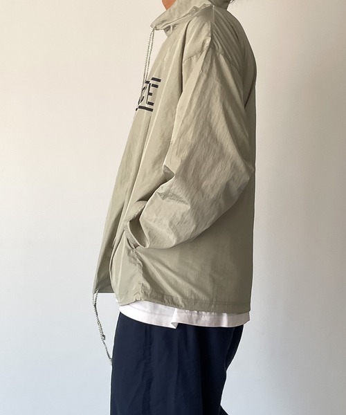 CANAL JEAN(キャナルジーン)の「choice_cnl(チョイス) "CHOICE"ナイロンプルオーバー(ナイロンジャケット・レディース・ベージュ/サックスブルー・MEDIUM/LARGE)」の19枚目の写真