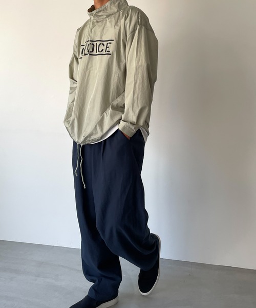 CANAL JEAN(キャナルジーン)の「choice_cnl(チョイス) "CHOICE"ナイロンプルオーバー(ナイロンジャケット・レディース・ベージュ/サックスブルー・MEDIUM/LARGE)」の18枚目の写真