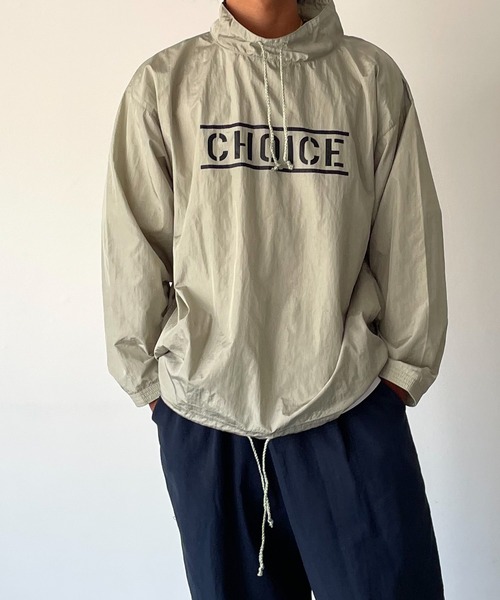 CANAL JEAN(キャナルジーン)の「choice_cnl(チョイス) "CHOICE"ナイロンプルオーバー(ナイロンジャケット・レディース・ベージュ/サックスブルー・MEDIUM/LARGE)」の17枚目の写真