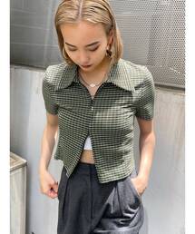 EMODA | コンパクトショートシャツトップ(シャツ/ブラウス)