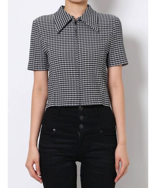 EMODA（エモダ）の「コンパクトショートシャツトップ（シャツ/ブラウス・レディース・その他/その他1/ブラック・FREE）」の12枚目の写真