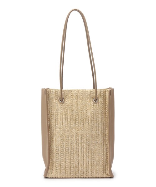 SHOO・LA・RUE（シューラルー）の「◆スクエアトートバッグ（トートバッグ・レディース・オレンジ/ブラック/ベージュ・00）」の7枚目の写真