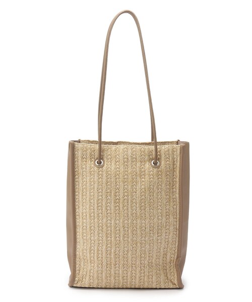 SHOO・LA・RUE（シューラルー）の「◆スクエアトートバッグ（トートバッグ・レディース・オレンジ/ブラック/ベージュ・00）」の11枚目の写真