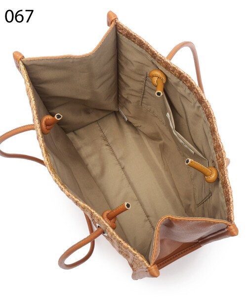 SHOO・LA・RUE（シューラルー）の「◆スクエアトートバッグ（トートバッグ・レディース・オレンジ/ブラック/ベージュ・00）」の5枚目の写真