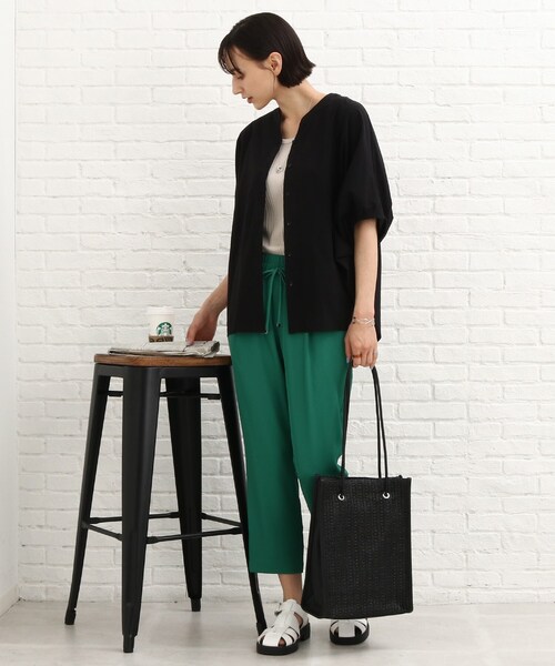 SHOO・LA・RUE（シューラルー）の「◆スクエアトートバッグ（トートバッグ・レディース・オレンジ/ブラック/ベージュ・00）」の14枚目の写真