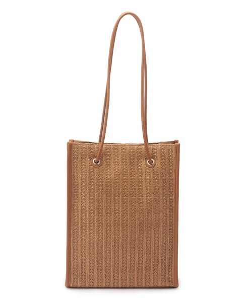 SHOO・LA・RUE（シューラルー）の「◆スクエアトートバッグ（トートバッグ・レディース・オレンジ/ブラック/ベージュ・00）」の9枚目の写真