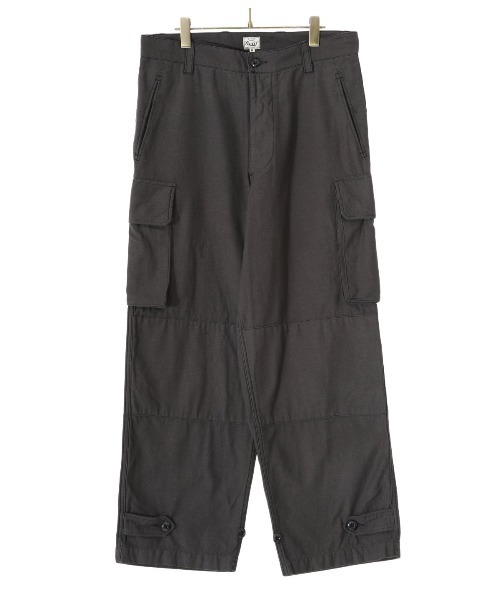 GOLD（ゴールド）の「GOLD / ゴールド：LIGHT BACKSATIN M-47 CARGO PANTS：22A-GL42272[MUS]（カーゴパンツ・メンズ・ブラック・M/L）」の3枚目の写真