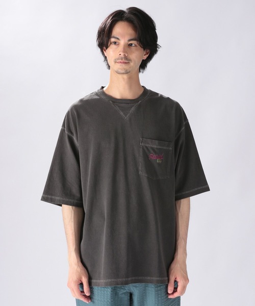 niko and...(ニコアンド)の「ピグメント刺繍ポケットTシャツ(Tシャツ/カットソー・メンズ・ライトグリーン/アイボリー/チャコール・MEDIUM/LARGE)」の9枚目の写真
