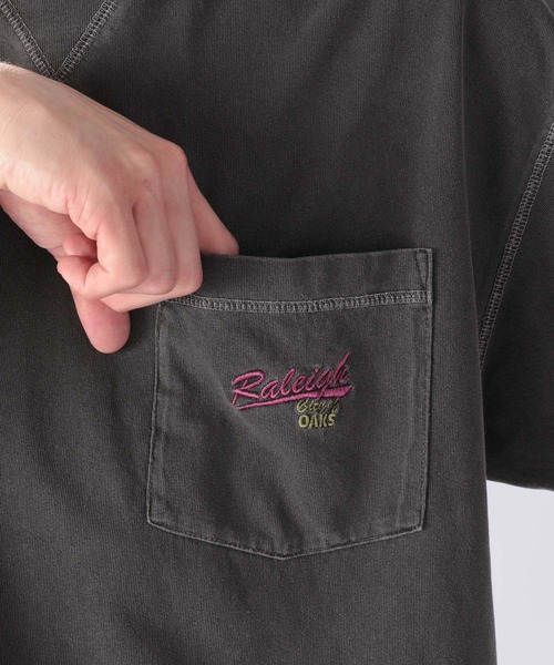 niko and...(ニコアンド)の「ピグメント刺繍ポケットTシャツ(Tシャツ/カットソー・メンズ・ライトグリーン/アイボリー/チャコール・MEDIUM/LARGE)」の13枚目の写真