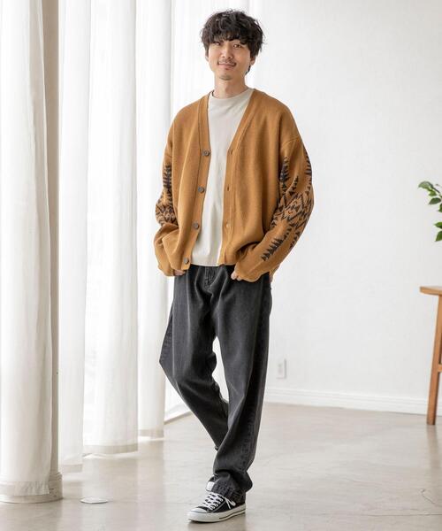 coen（コーエン）の「バルーンデニムパンツ（デニムパンツ・メンズ・ブラック/ネイビー・SMALL/MEDIUM/LARGE/X-LARGE）」の15枚目の写真