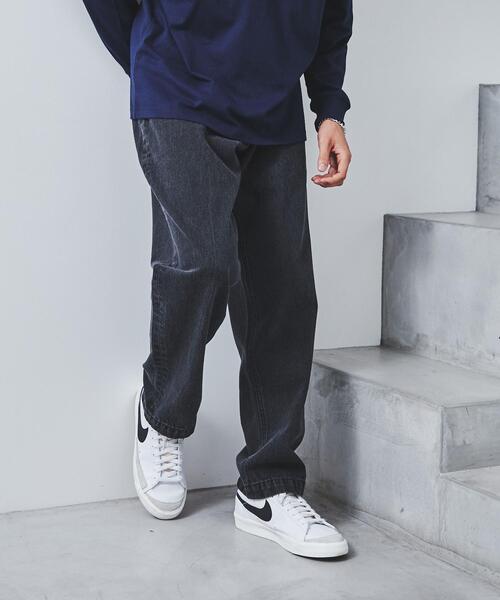 coen（コーエン）の「バルーンデニムパンツ（デニムパンツ・メンズ・ブラック/ネイビー・SMALL/MEDIUM/LARGE/X-LARGE）」の18枚目の写真