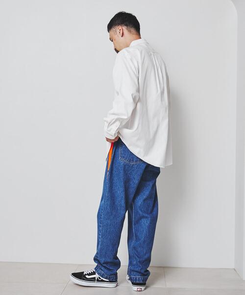 coen（コーエン）の「バルーンデニムパンツ（デニムパンツ・メンズ・ブラック/ネイビー・SMALL/MEDIUM/LARGE/X-LARGE）」の21枚目の写真