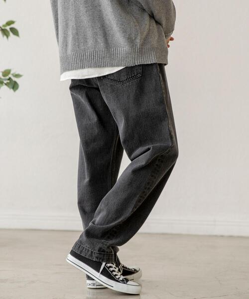 coen（コーエン）の「バルーンデニムパンツ（デニムパンツ・メンズ・ブラック/ネイビー・SMALL/MEDIUM/LARGE/X-LARGE）」の22枚目の写真