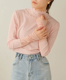 Bab | 【新色追加】メロー袖切替ハイネックカットソー(Tシャツ/カットソー)