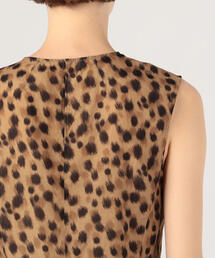 レオパードプリント　ノースリーブワンピース TOMORROWLAND(トゥモローランド) / ノースリーブワンピース/36