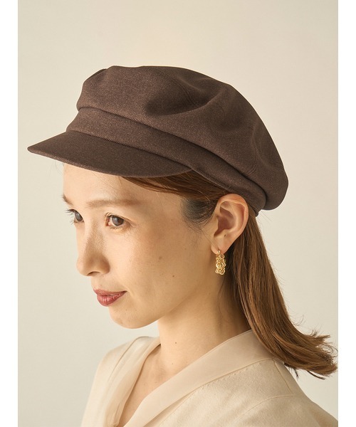 SNIDEL(スナイデル)の「バリエキャスケット(キャスケット・レディース・ブラック/ブラウン/チェック・FREE)」の3枚目の写真