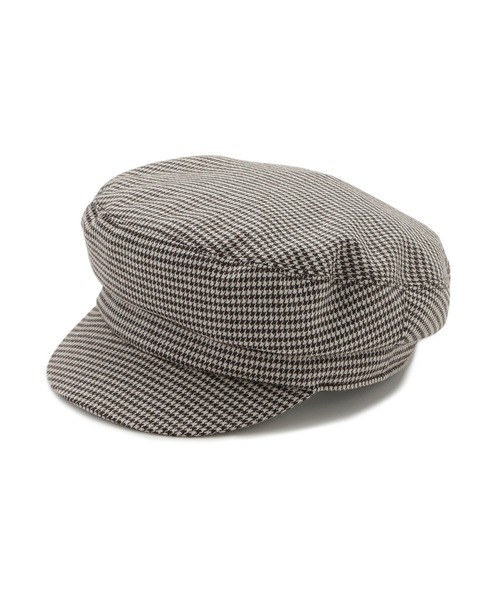 SNIDEL(スナイデル)の「バリエキャスケット(キャスケット・レディース・ブラック/ブラウン/チェック・FREE)」の1枚目の写真