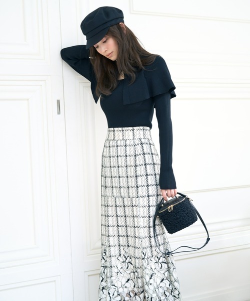 SNIDEL(スナイデル)の「バリエキャスケット(キャスケット・レディース・ブラック/ブラウン/チェック・FREE)」の17枚目の写真