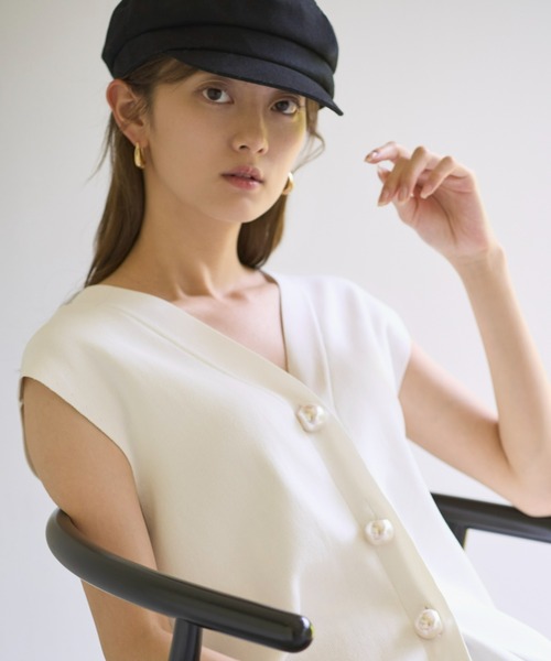 SNIDEL(スナイデル)の「バリエキャスケット(キャスケット・レディース・ブラック/ブラウン/チェック・FREE)」の21枚目の写真