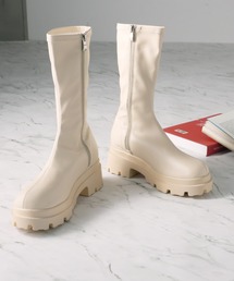 VIVIAN（ヴィヴィアン）の「厚底ストレッチミドルブーツ（ブーツ・レディース）」