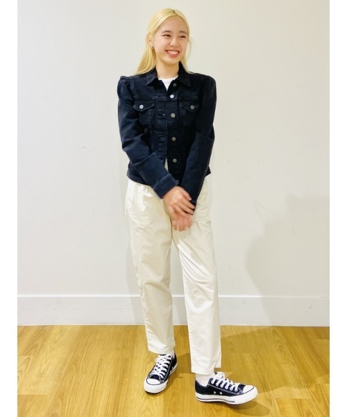 GAP（ギャップ）の「ウォッシュウェル パフスリーブ デニム