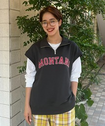 ハーフジップベストL/S Tシャツセット