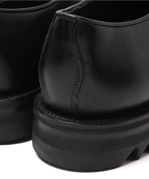 YUKETEN プレーントゥ オックスフォード リップルソール