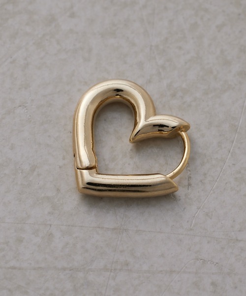 Chico（チコ）の「ハートミニフープピアス（ピアス（両耳用）・レディース・シルバー/ゴールド・FREE）」の5枚目の写真