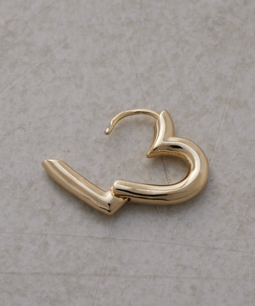 Chico（チコ）の「ハートミニフープピアス（ピアス（両耳用）・レディース・シルバー/ゴールド・FREE）」の6枚目の写真