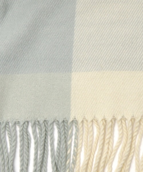 niko and...（ニコアンド）の「オリジナルチェックストール（ストール/ショール・レディース・ネイビー/グレー/オフホワイト/ピンク/ベビーピンク/サックスブルー/キャメル/チャコール・0）」の19枚目の写真