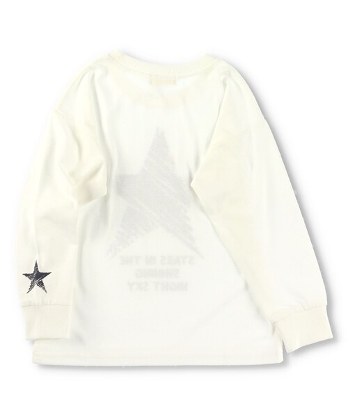 BRANSHES（ブランシェス）の「【bコレ】グラフィック長袖Tシャツ ロンT<br>（Tシャツ/カットソー・キッズ・カラフル/アイボリー/オリーブ/ブルーグレー/ブラック/ブルー/オフホワイト/キャメル/ライトグレー/チャコールグレー/ベージュ・100/140/110/150/120/160/130）」の14枚目の写真