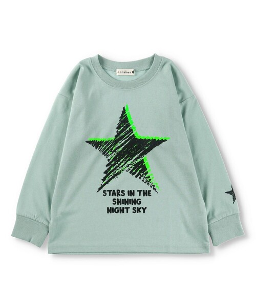 BRANSHES（ブランシェス）の「【bコレ】グラフィック長袖Tシャツ ロンT<br>（Tシャツ/カットソー・キッズ・カラフル/アイボリー/オリーブ/ブルーグレー/ブラック/ブルー/オフホワイト/キャメル/ライトグレー/チャコールグレー/ベージュ・100/140/110/150/120/160/130）」の22枚目の写真