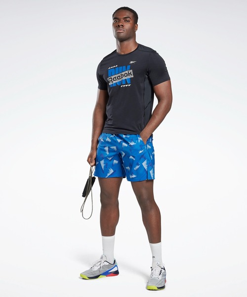 Reebok(リーボック)の「ランニング アクティブチル アスリート Tシャツ / Running Activchill Athlete T-Shirt(Tシャツ/カットソー・メンズ・オレンジ/ブラック・LARGE/X-LARGE/MEDIUM/XXX-LARGE/SMALL/X-SMALL/XX-LARGE)」の6枚目の写真