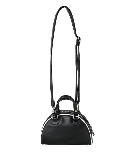 X-girl（エックスガール）の「2WAY MINI BOSTON BAG（ショルダーバッグ・レディース・ブラック/イエロー/バーガンディー・ONE SIZE）」の10枚目の写真