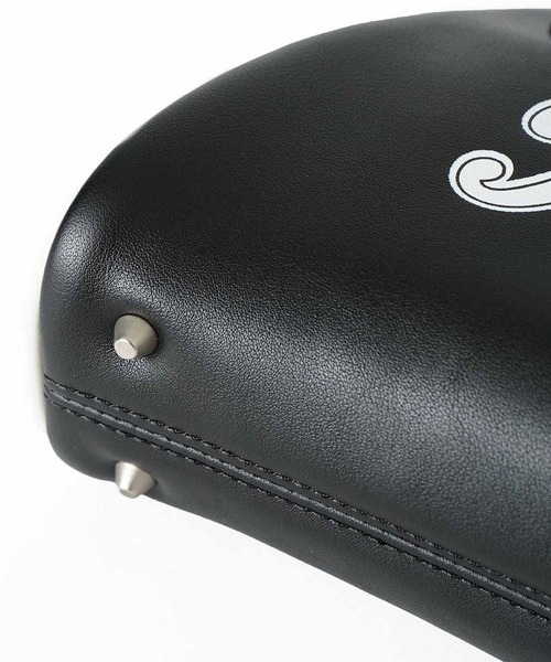 X-girl（エックスガール）の「2WAY MINI BOSTON BAG（ショルダーバッグ・レディース・ブラック/イエロー/バーガンディー・ONE SIZE）」の4枚目の写真