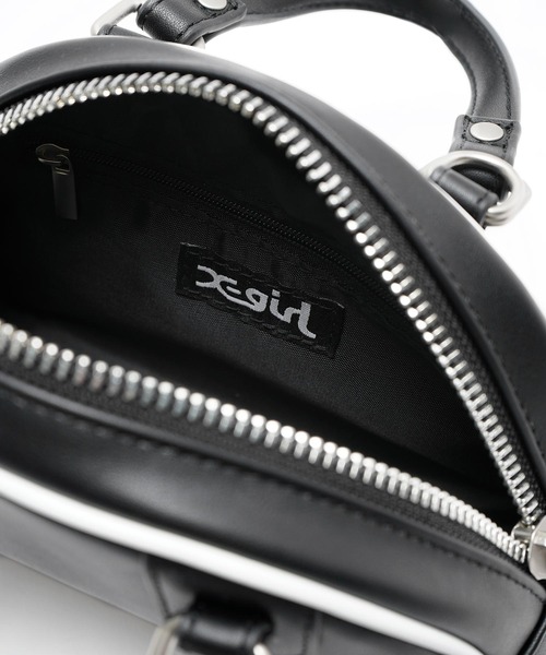 X-girl（エックスガール）の「2WAY MINI BOSTON BAG（ショルダーバッグ・レディース・ブラック/イエロー/バーガンディー・ONE SIZE）」の11枚目の写真