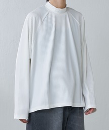 Lui's | VISCOSE混ストレッチモックネックプルオーバー(Tシャツ/カットソー)