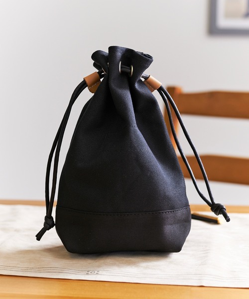 Butler Verner Sails(バトラーヴァーナーセイルス)の「Butler Verner Sails バトラーバーナーセイルズ / Canvas drawstring tote キャンバス巾着トートバッグ ミニバッグ ハンドバッグ / JA-1979-22(トートバッグ・メンズ・ブラック/ネイビー/レッド/グリーン・FREE)」の11枚目の写真