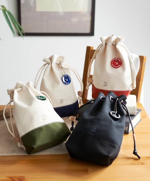 Butler Verner Sails(バトラーヴァーナーセイルス)の「Butler Verner Sails バトラーバーナーセイルズ / Canvas drawstring tote キャンバス巾着トートバッグ ミニバッグ ハンドバッグ / JA-1979-22(トートバッグ・メンズ・ブラック/ネイビー/レッド/グリーン・FREE)」の7枚目の写真
