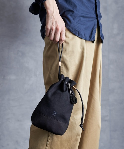 Butler Verner Sails(バトラーヴァーナーセイルス)の「Butler Verner Sails バトラーバーナーセイルズ / Canvas drawstring tote キャンバス巾着トートバッグ ミニバッグ ハンドバッグ / JA-1979-22(トートバッグ・メンズ・ブラック/ネイビー/レッド/グリーン・FREE)」の6枚目の写真