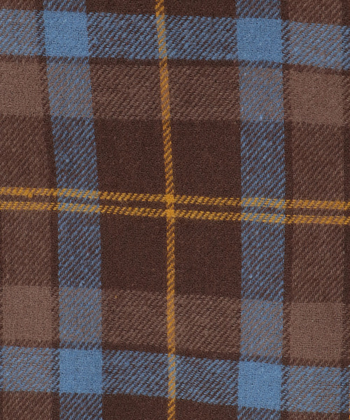 LBC（エルビーシー）の「配色ボタンチェックネルシャツ（シャツ/ブラウス・レディース・チャコールグレー/グリーン/モカ・M）」の6枚目の写真